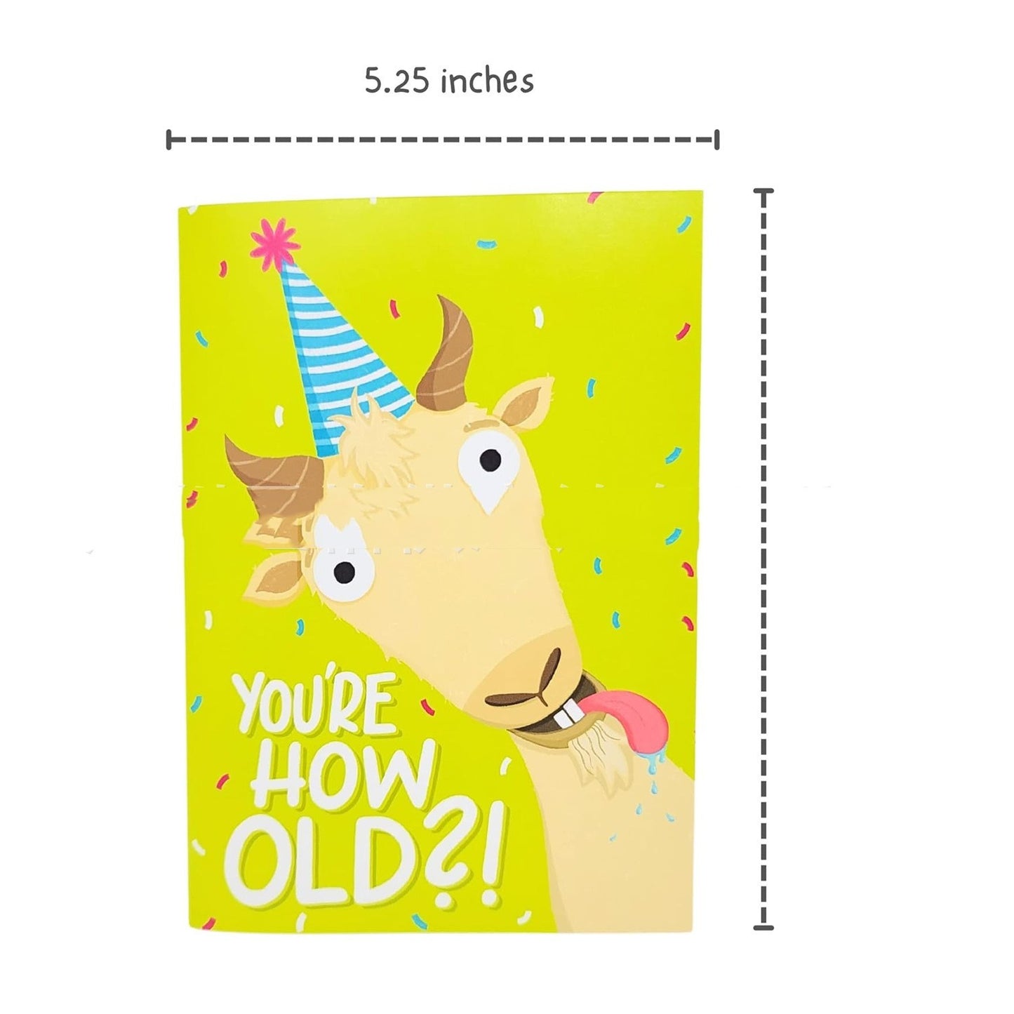 Scream Goat Greeting Card For Children