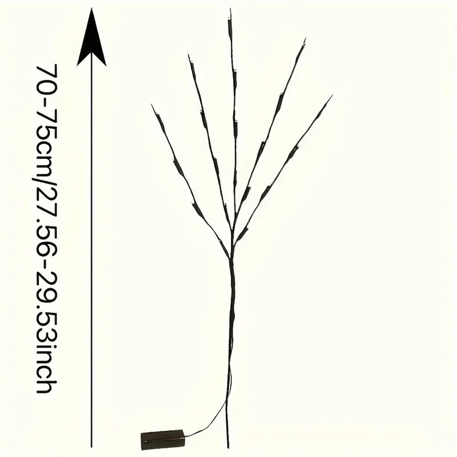 1PC-Artificial Branch Decorative Light – Perfect for Christmas, Weddings & Home Decor, Suitable for Indoor & Outdoor Use