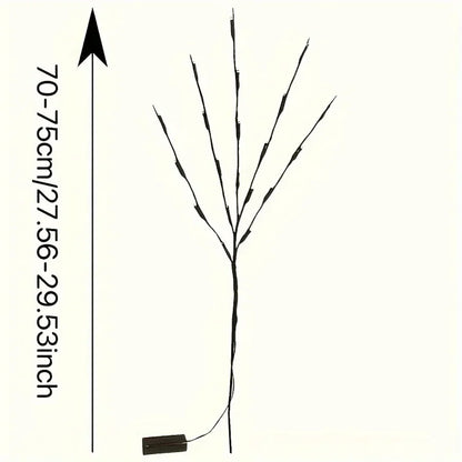 1PC-Artificial Branch Decorative Light – Perfect for Christmas, Weddings & Home Decor, Suitable for Indoor & Outdoor Use