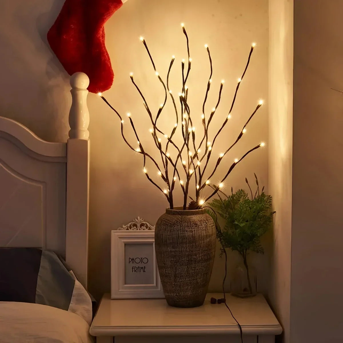 1PC-Artificial Branch Decorative Light – Perfect for Christmas, Weddings & Home Decor, Suitable for Indoor & Outdoor Use