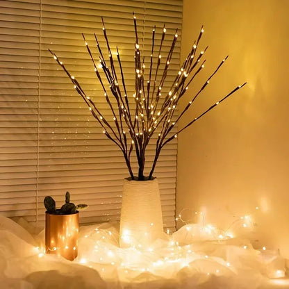 1PC-Artificial Branch Decorative Light – Perfect for Christmas, Weddings & Home Decor, Suitable for Indoor & Outdoor Use