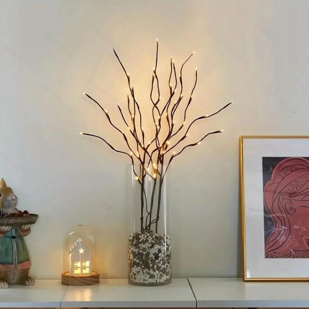 1PC-Artificial Branch Decorative Light – Perfect for Christmas, Weddings & Home Decor, Suitable for Indoor & Outdoor Use