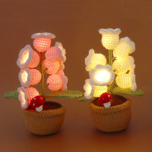 Handmade Finished Product Desktop Lily Small Night Lamp